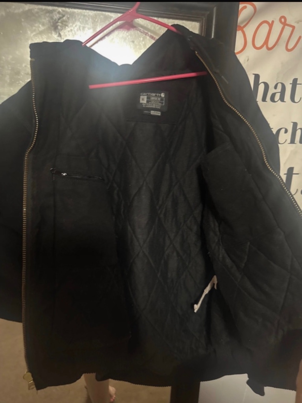Carhart Firm Duck Quilted Flannel-Lined Active Jacket.